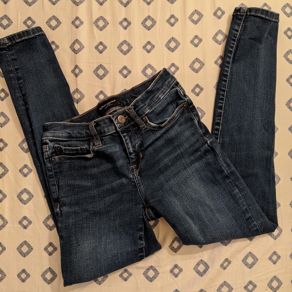 00P 24P Banana Sculpt skinny jeans, ultra petite